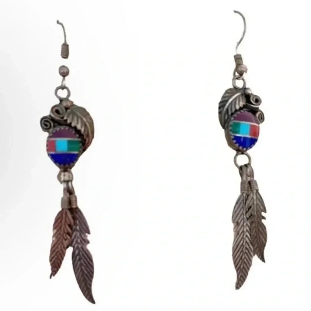 Cecil Henry Vintage Native American Earrings